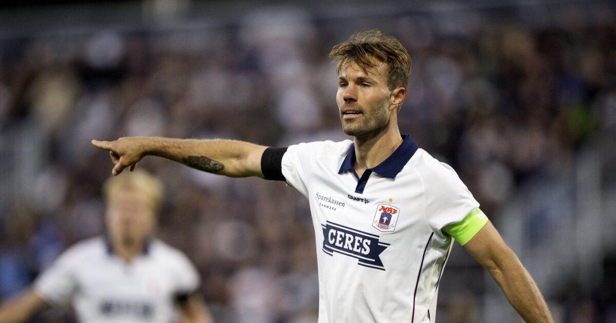 Mortensen giver opdatering på kontraktsnak i AGF Foto: Bo Amstrup/Ritzau Scanpix.