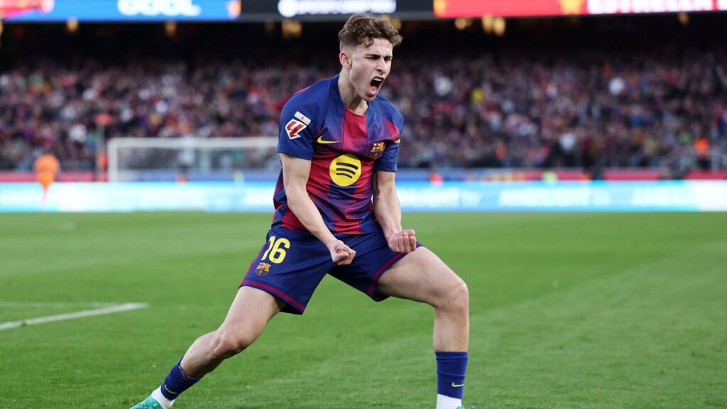 Fermin jubler over scoring for Barca.