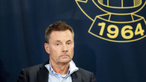 Bestyrelsesformand i Brøndby IF, Jan Bech Andersen, da Brøndby IF holder generalforsamling i Brøndby,