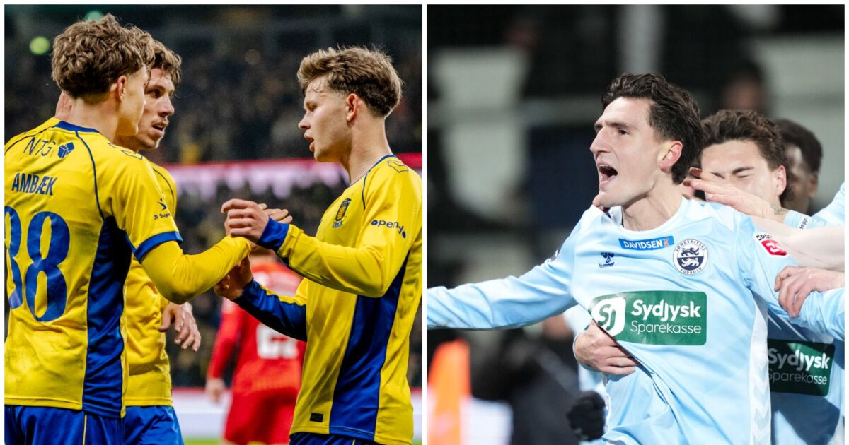 AGF sender Brøndby og Sønderjyske i top-seks Foto: Mads Claus Rasmussen & Claus Fisker/Ritzau Scanpix