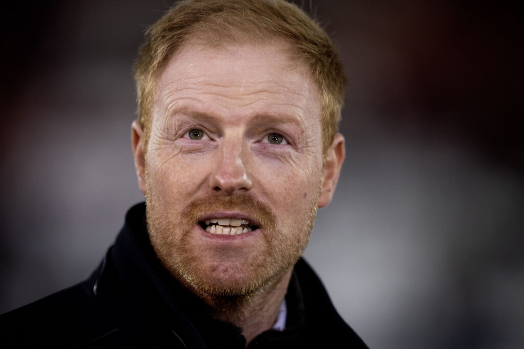 Benjamin Schmedes inden en Brøndby-kamp mod Vejle.