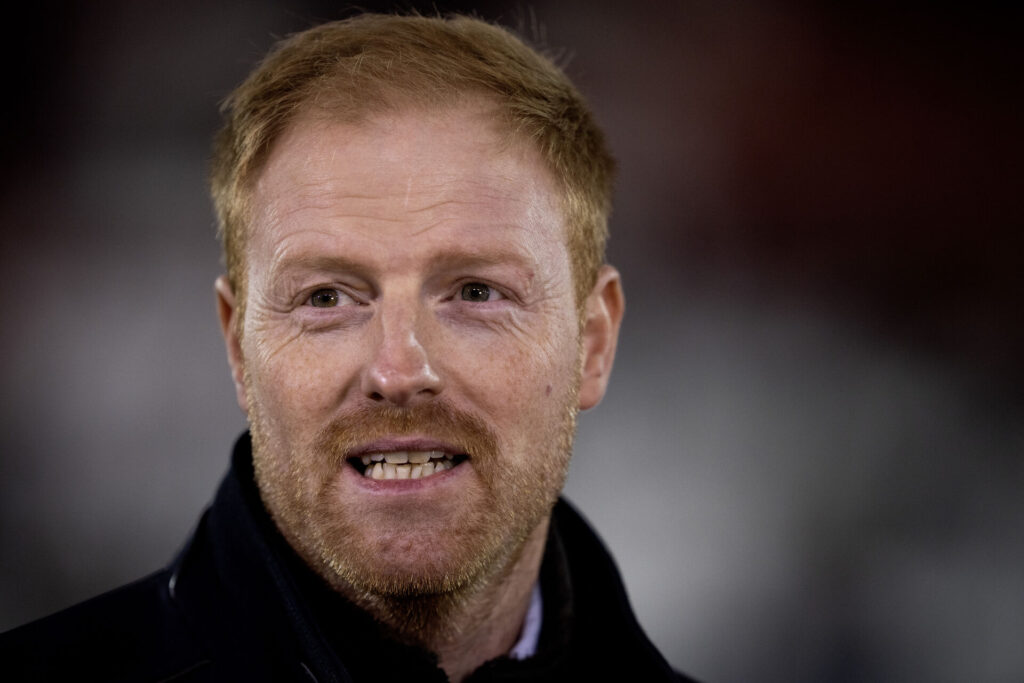 Benjamin Schmedes til en Superliga-kamp