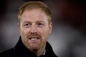 Benjamin Schmedes til en Superliga-kamp