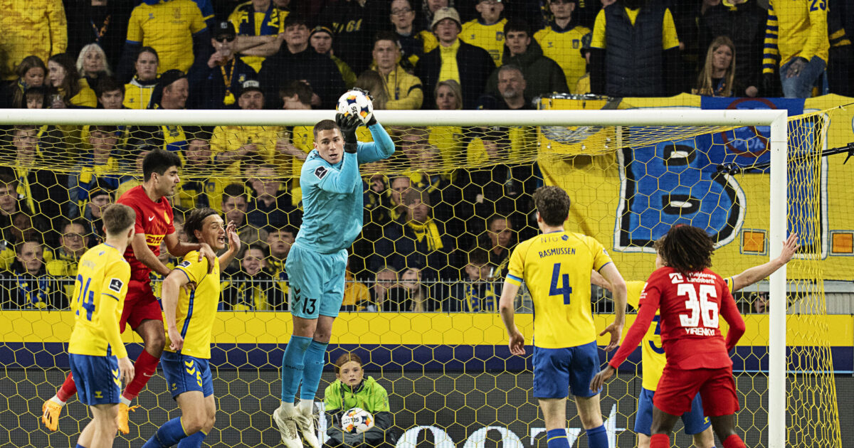 Brøndby-keeper afviser: Ikke tæt på salg Foto: Claus Bech/Ritzau Scanpix