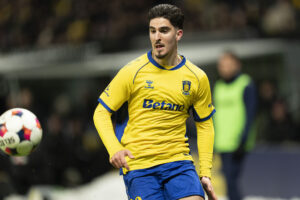 Mayckel Lahdo i aktion for Brøndby