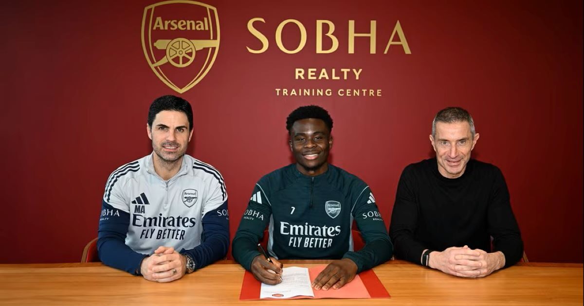 Arsenal forlænger med Bukayo Saka Foto: Arsenal
