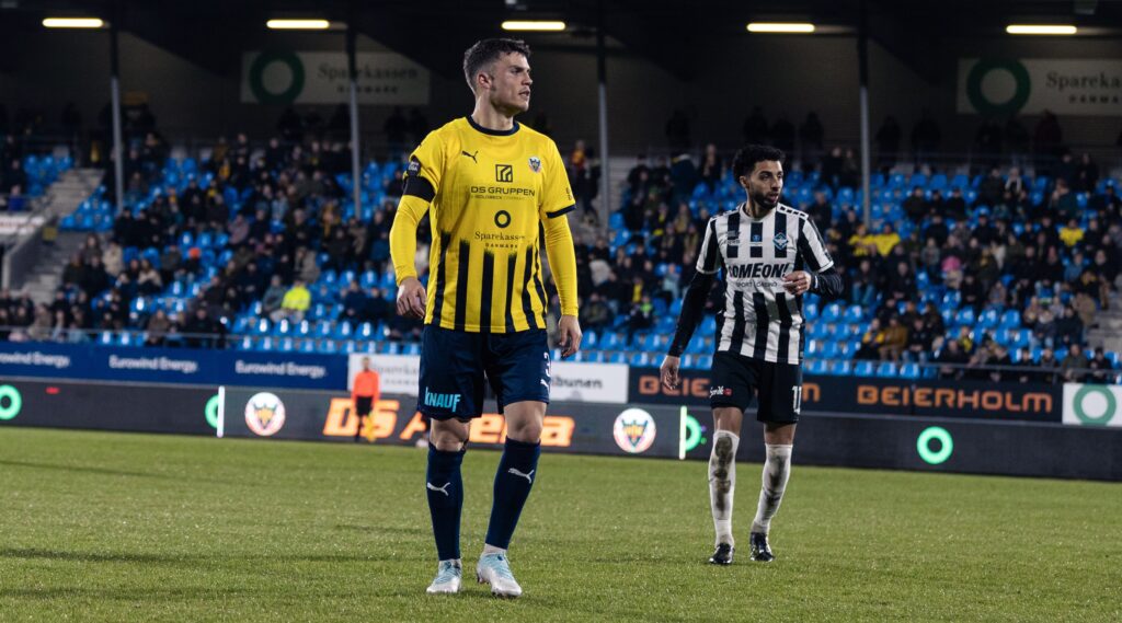 Christian Enemark i sin debut for Hobro IK.