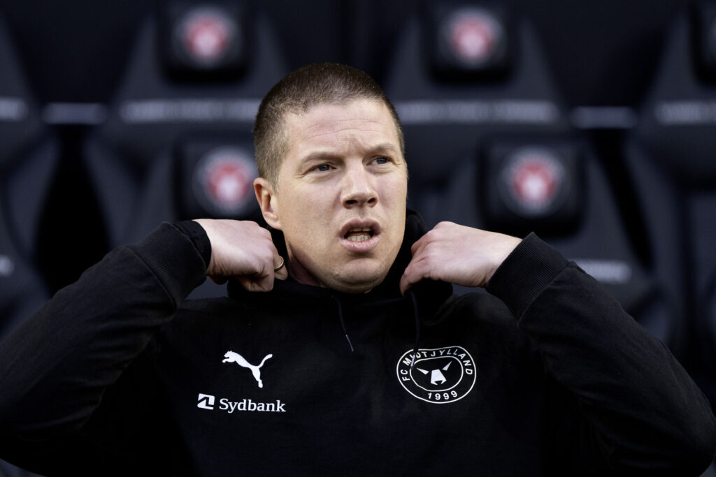 Mike Tullberg under kampen mod FC København.