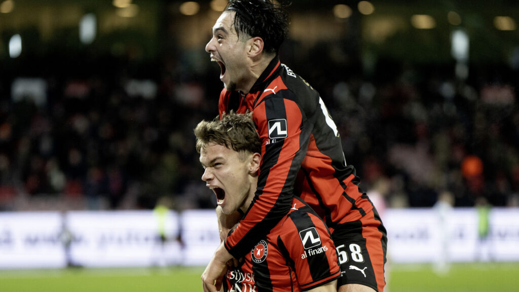 FC Midtjyllands Victor Bak og Aral Simsir
