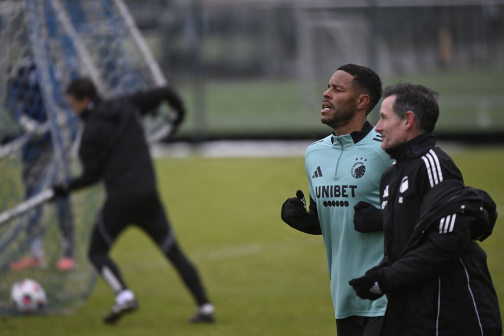 Mathias Zanka træner første gang på 10'eren i FCK