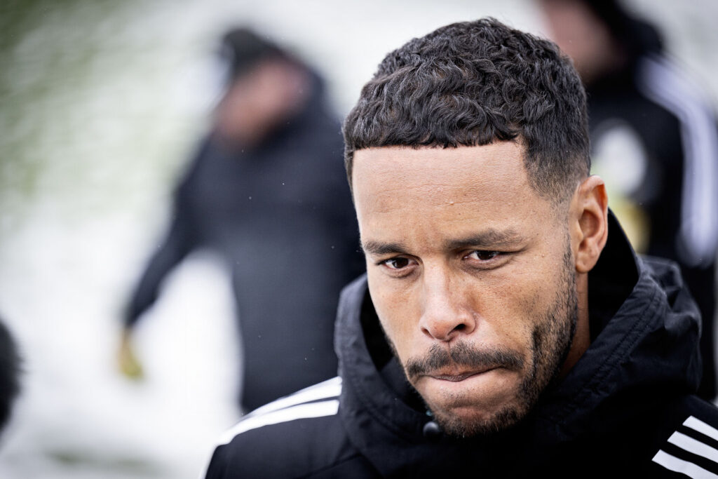 Mathias 'Zanka' Jørgensen iført FCK-tøj efter et træningspas i FC København.