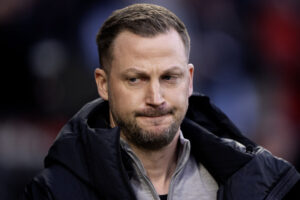 Jacob Neestrup under Superliga-kampen mod FC Midtjylland.