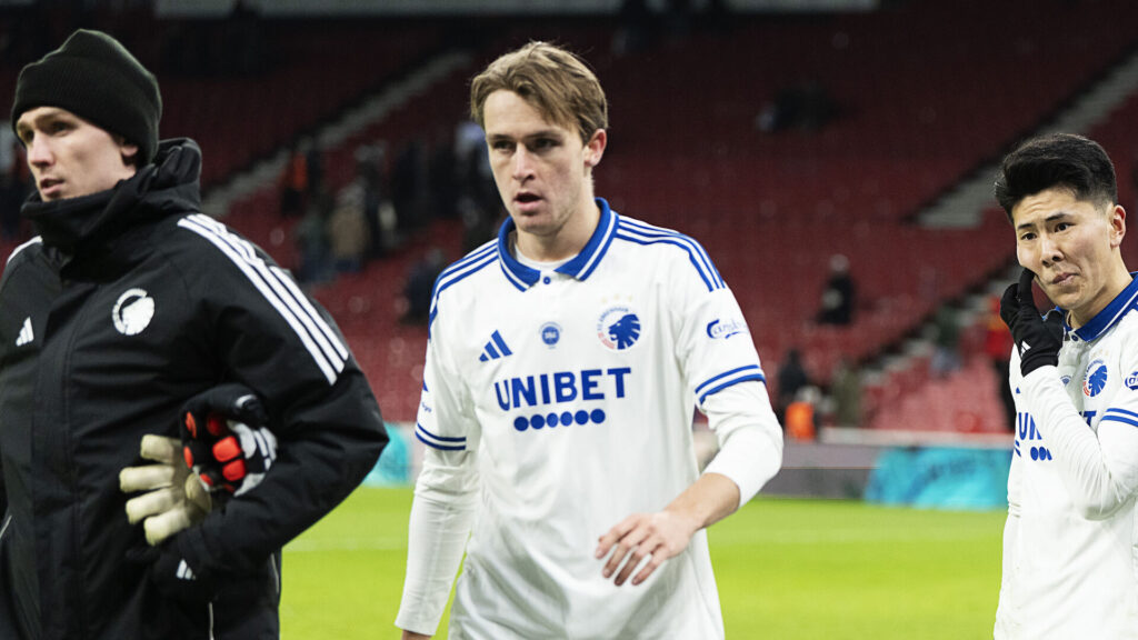 FC københavns William Clem efter nederlaget til FC Nordsjælland