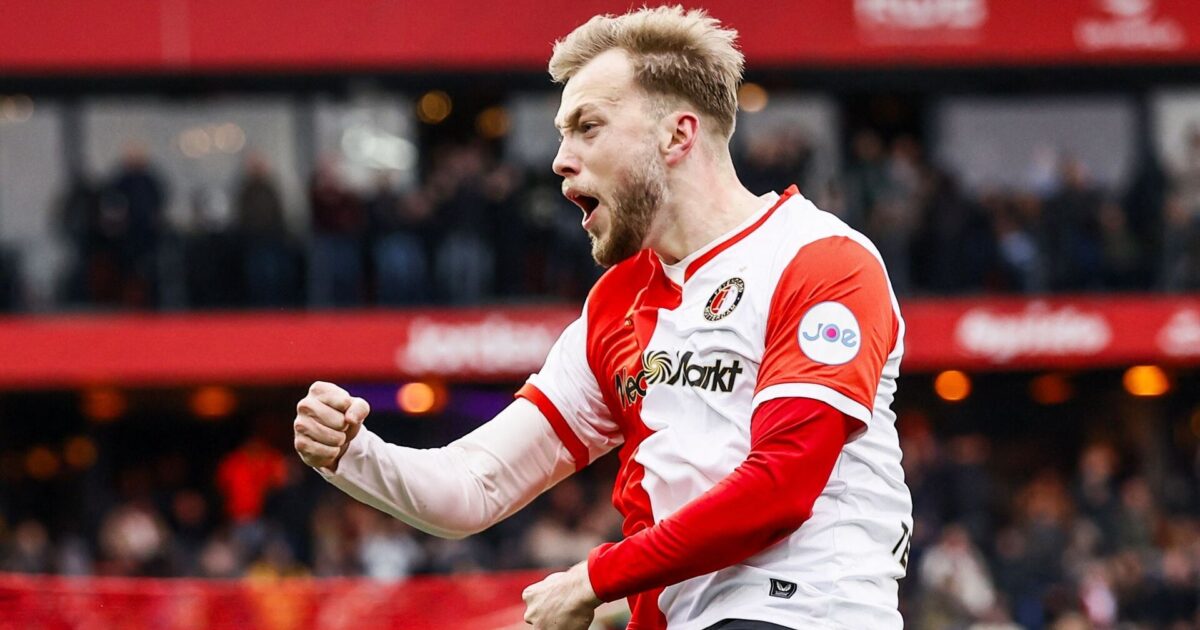 Forløsning!: Tengstedt matchvinder i 90+2 Foto: Photo by Pieter Stam de Jonge 