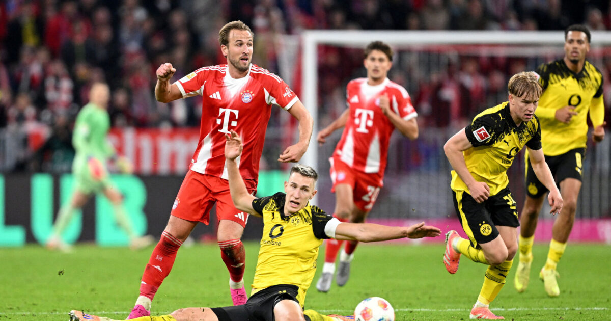 Bedøm selv: Skulle Dortmund målscorer være smidt ud? Foto: Ritzau Scanpix/REUTERS