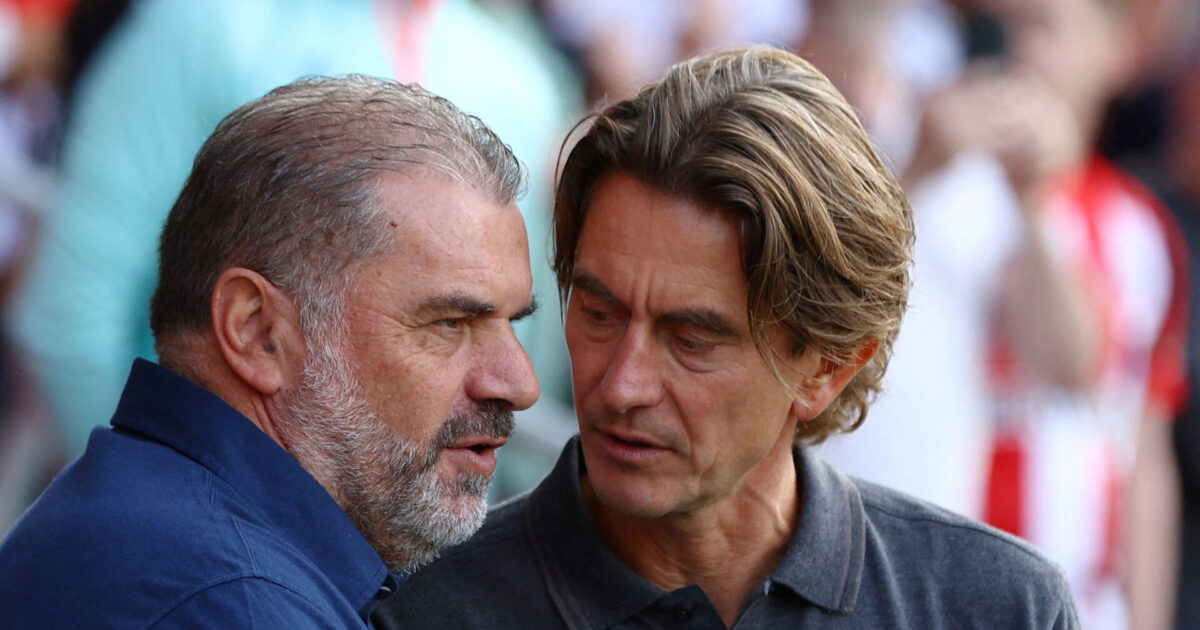 Ange Postecoglou: Fair fyring af Thomas Frank Foto: Ritzau Scanpix/REUTERS