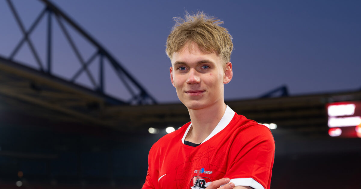 Hollandsk jubel over Elkjær: Potentiale til førsteholdet Foto: AZ Alkmaar