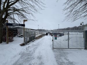 Ceres Park er dækket i sne