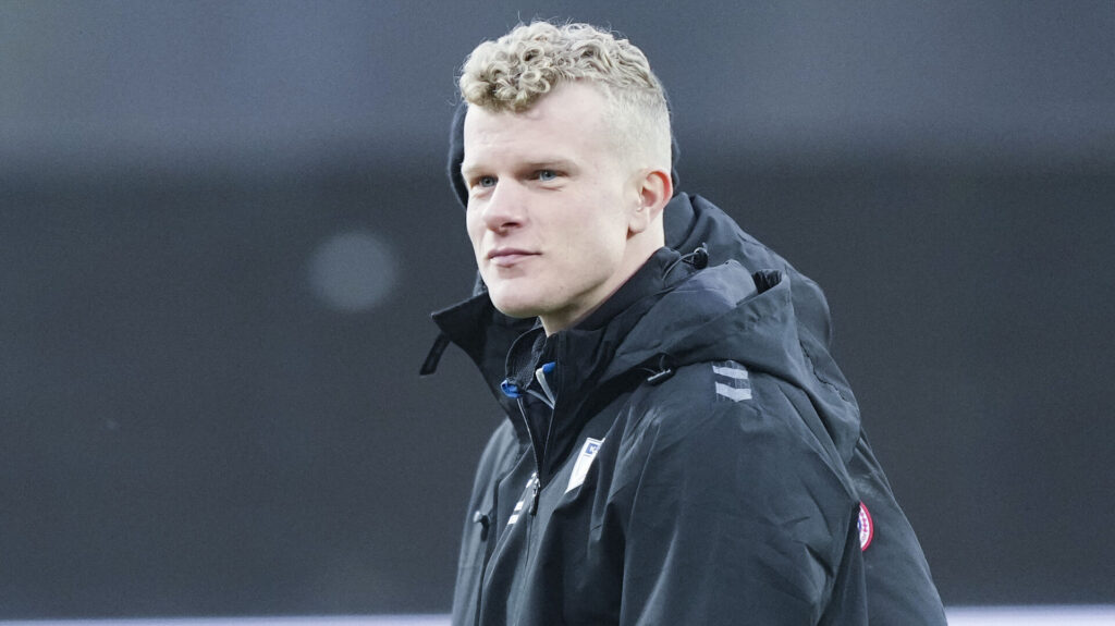 Jacob Dehn under træning.