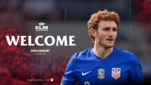 Josh Sargent præsenteret i Toronto FC