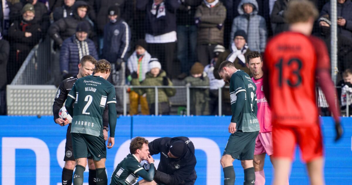 – Læben er lappet sammen, og tanden er sat på plads Foto: Frank Cilius/Ritzau Scanpix