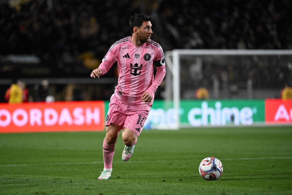 Lionel Messi i aktion i sæsonåbneren mod Los Angeles FC.