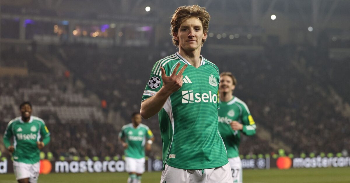 Vild CL-halvleg: Newcastle-stjerne scorer fire gange! Foto: Photo by Giorgi ARJEVANIDZE 