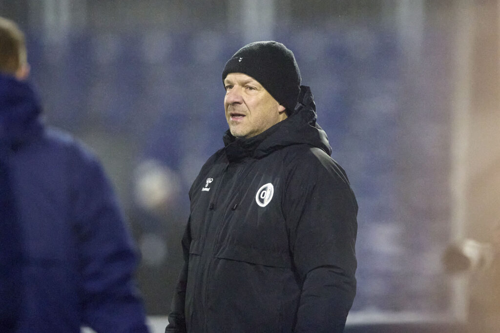 Alexander Zorniger har en hue på hovedet