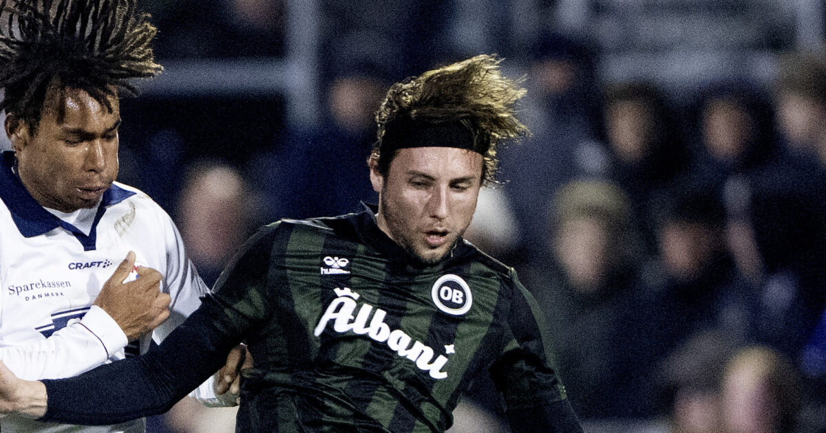 OB-raket klar til startplads: Du må spørge træneren, hvorfor jeg ikke spiller Foto: Bo Amstrup/Ritzau Scanpix