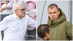 Ove Pedersen og Esben Hansen i samme billede.