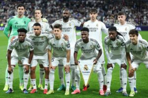 Real Madrids spillere liner op inden Benfica-opgør.