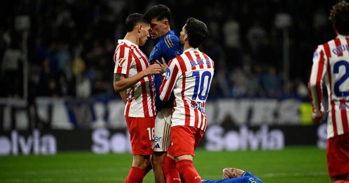 Tæt på fadæse: Atlético redder æren i sidste sekund Foto: Ander Gillenea/AFP/Ritzau Scanpix
