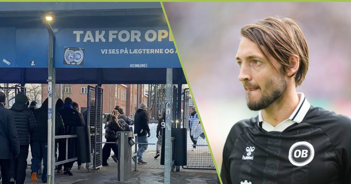 OB-fans skred i pausen – Falk forlanger ikke noget Foto: Campo/Ritzau Scanpix