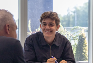 Valdemar Bolander i OB's lokale