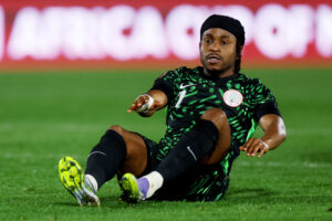 Ademola Lookman under en kamp ved AFCON.