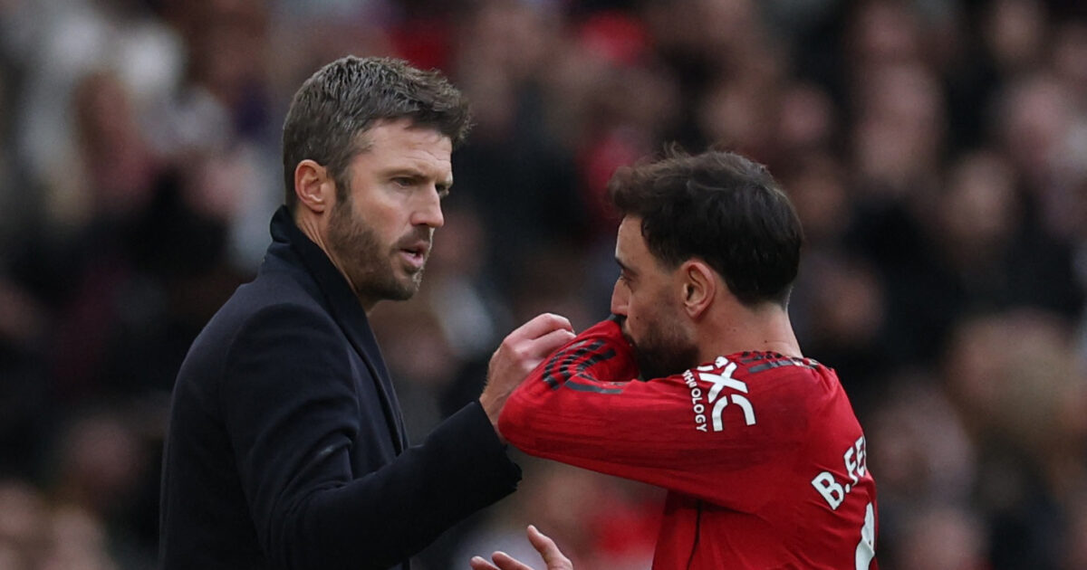 Fernandes hylder Carrick: Fantastisk manager Foto: Ritzau Scanpix/REUTERS