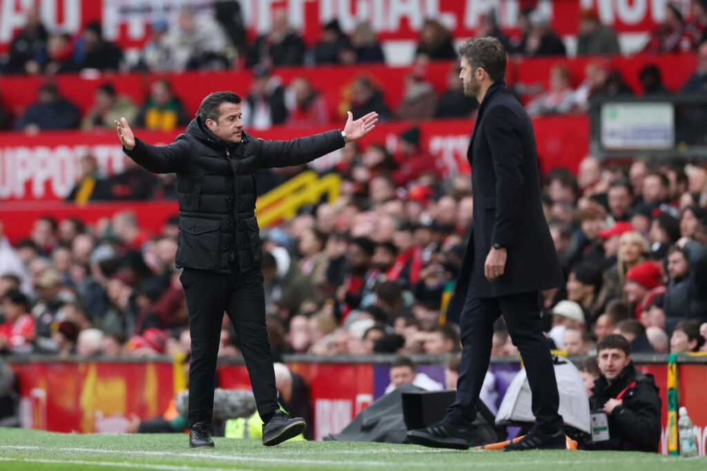 Marco Silva på sidelinjen for Fulham.