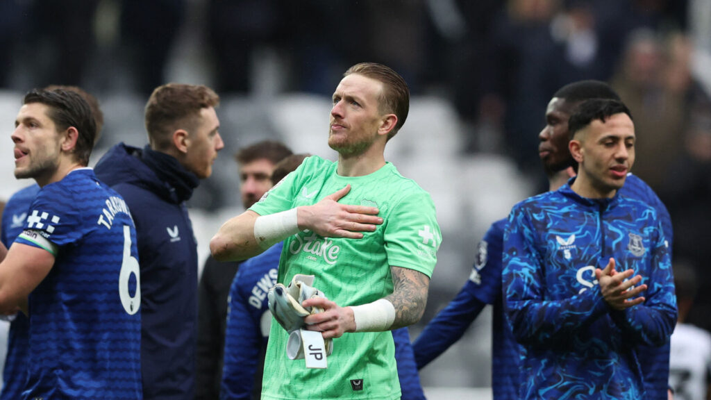 Evertons Jordan Pickford