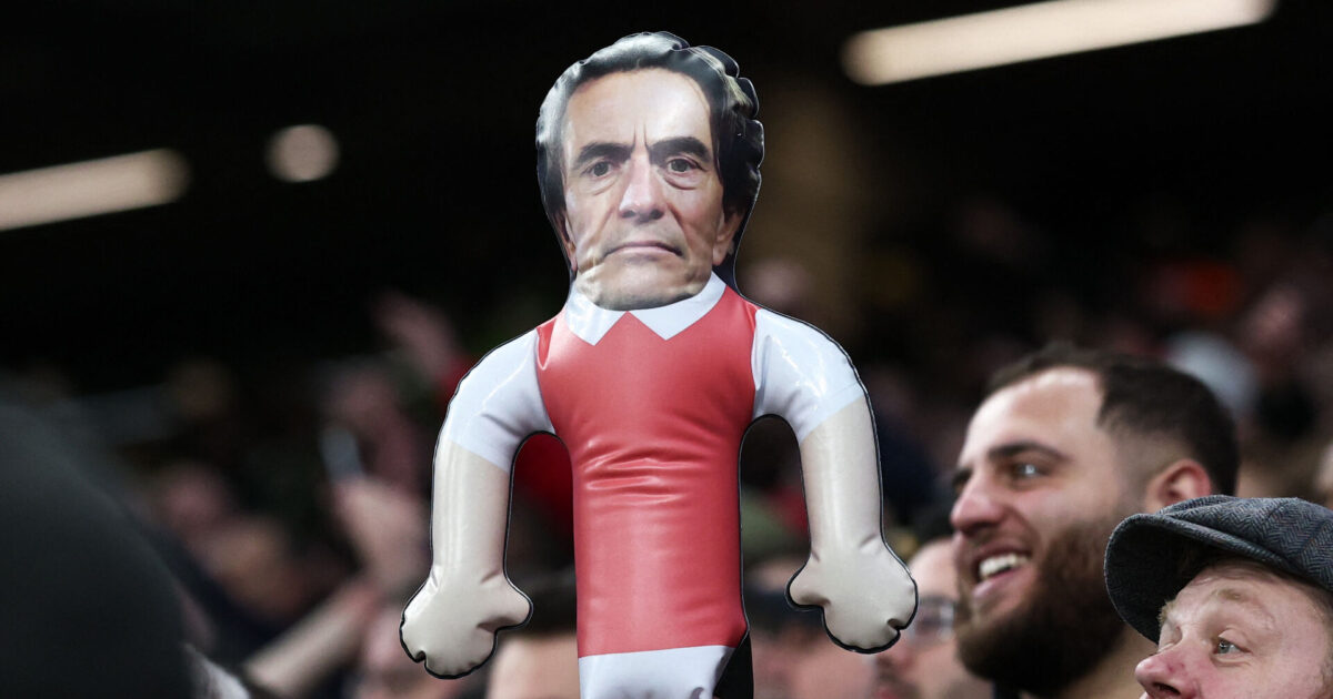 Arsenal-fans håner Tottenham og Thomas Frank Foto: Ritzau Scanpix/REUTERS