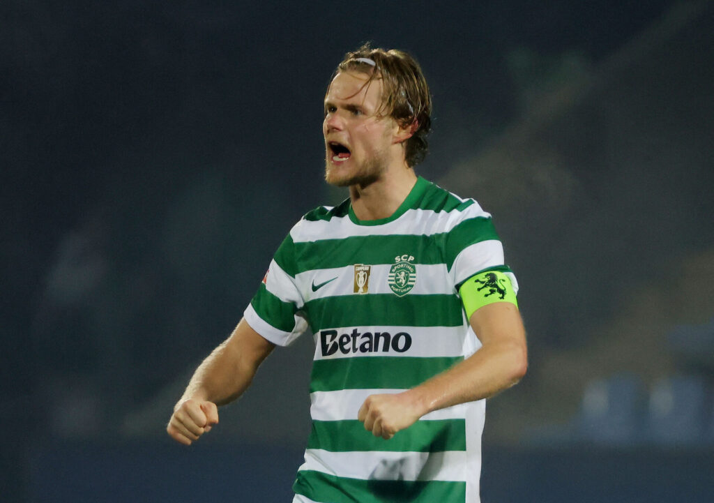 Morten Hjulmand jubler af begejstring