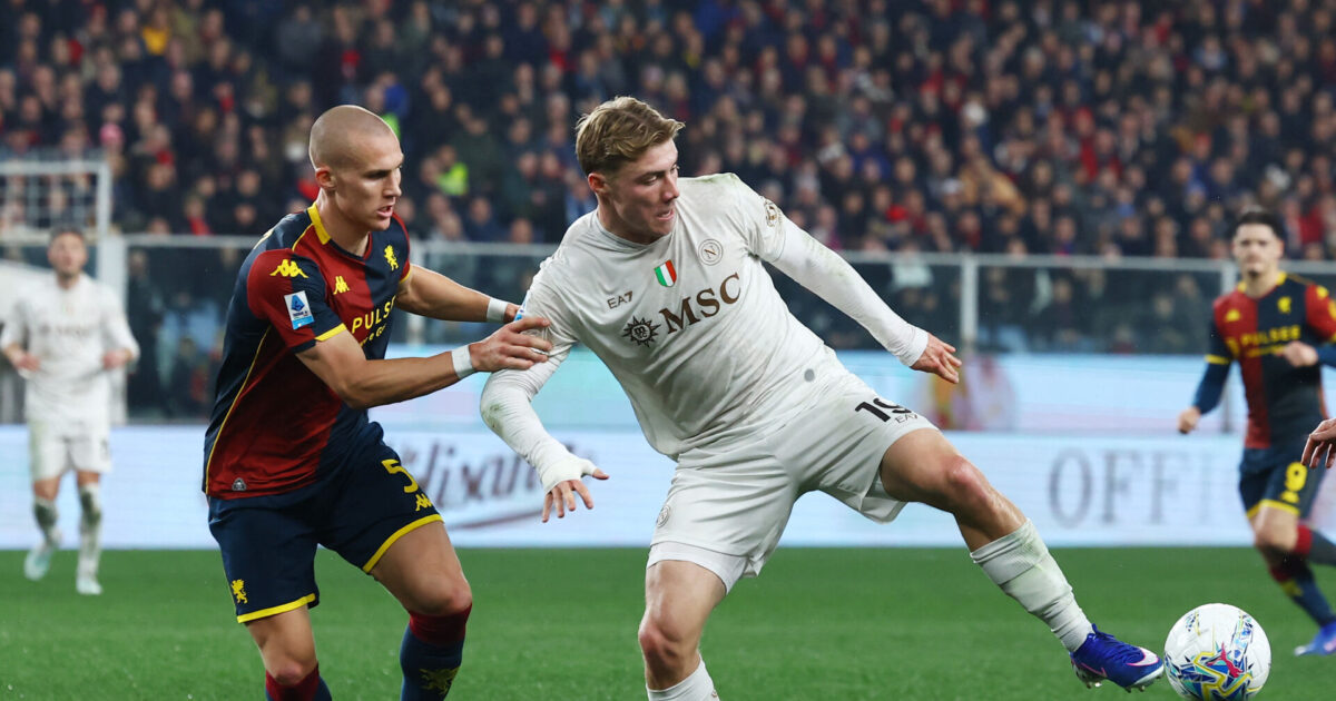 Højlund i helterolle mod Frendrup og  Genoa Foto: Ciro De Luca / Reuters / Ritzau Scanpix