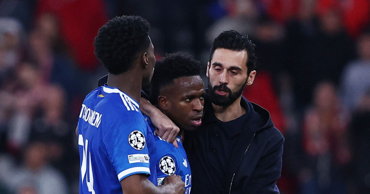 Medie: Dét blev der sagt til Vinicius Foto: Rodrigo Antunes / Reuters / Ritzau Scanpix