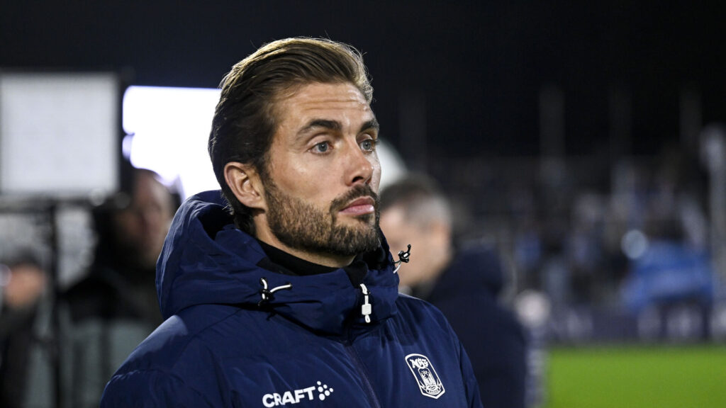 AGF's Jakob Poulsen til en kamp mod Sønderjyske