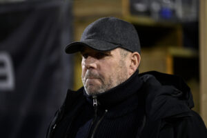 Carsten V. Jensen under en AGF-kamp mod Sønderjyske.