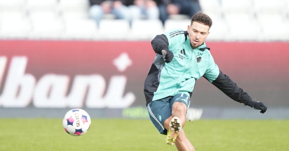 FCK-comeback på vej? Flot flugter reducerer Superligakampen mellem OB og FC København på Nature Energy Park i Odensen lørdag den 21. februar 2026.