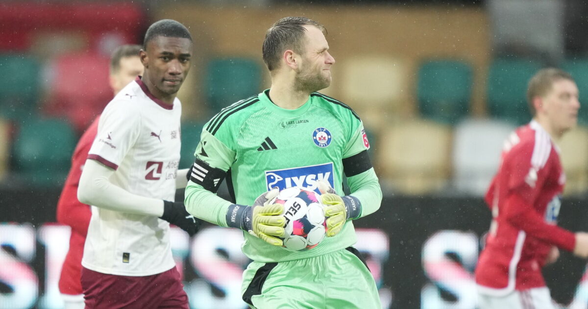 Skuffet Silkeborg-keeper: Jeg er meget ked af det Foto: Claus Fisker/Ritzau Scanpix