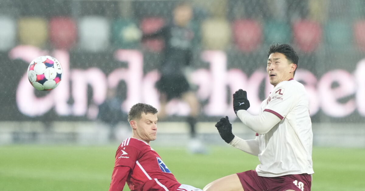 FCM-stjerne udgik: Han kunne ikke løbe Foto: Claus Fisker/Ritzau Scanpix