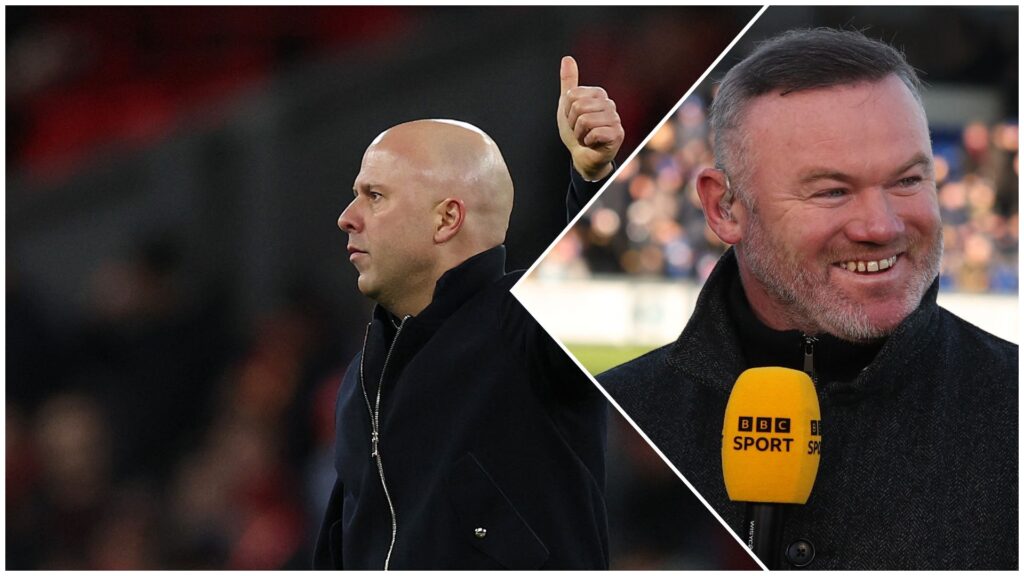 Wayne Rooney Arne Slot Manchester United Liverpool