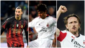 Zlatan Ibrahimovic Alessandro Costacourta Luka Modric i det samme billede.