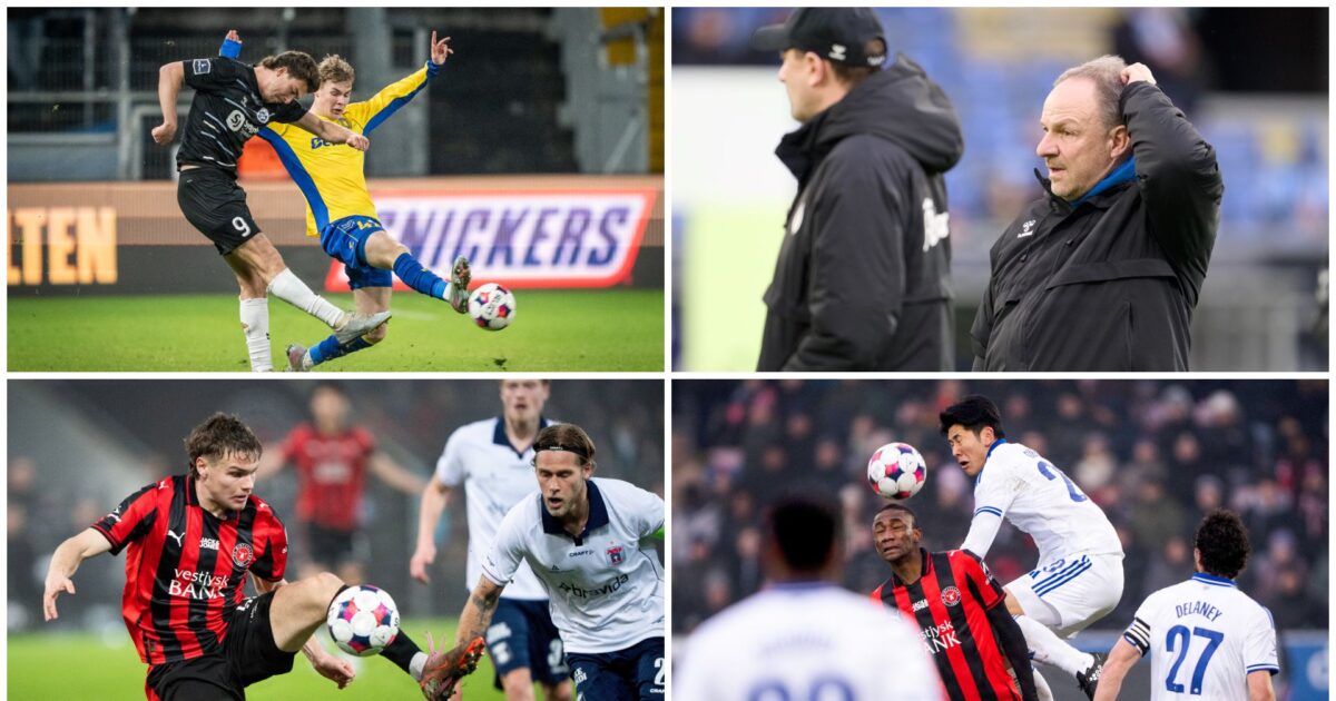 Drop Superliga-slutspil: 16 hold er ikke idioti Foto: Sebastian Elias Uth/Ritzau Scanpix, Bo Amstrup/Ritzau Scanpix og Frank Cilius/Ritzau Scanpix